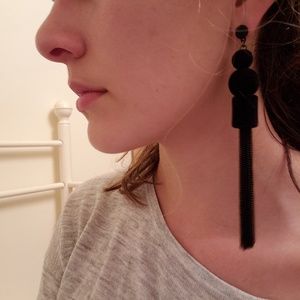 Black earrings